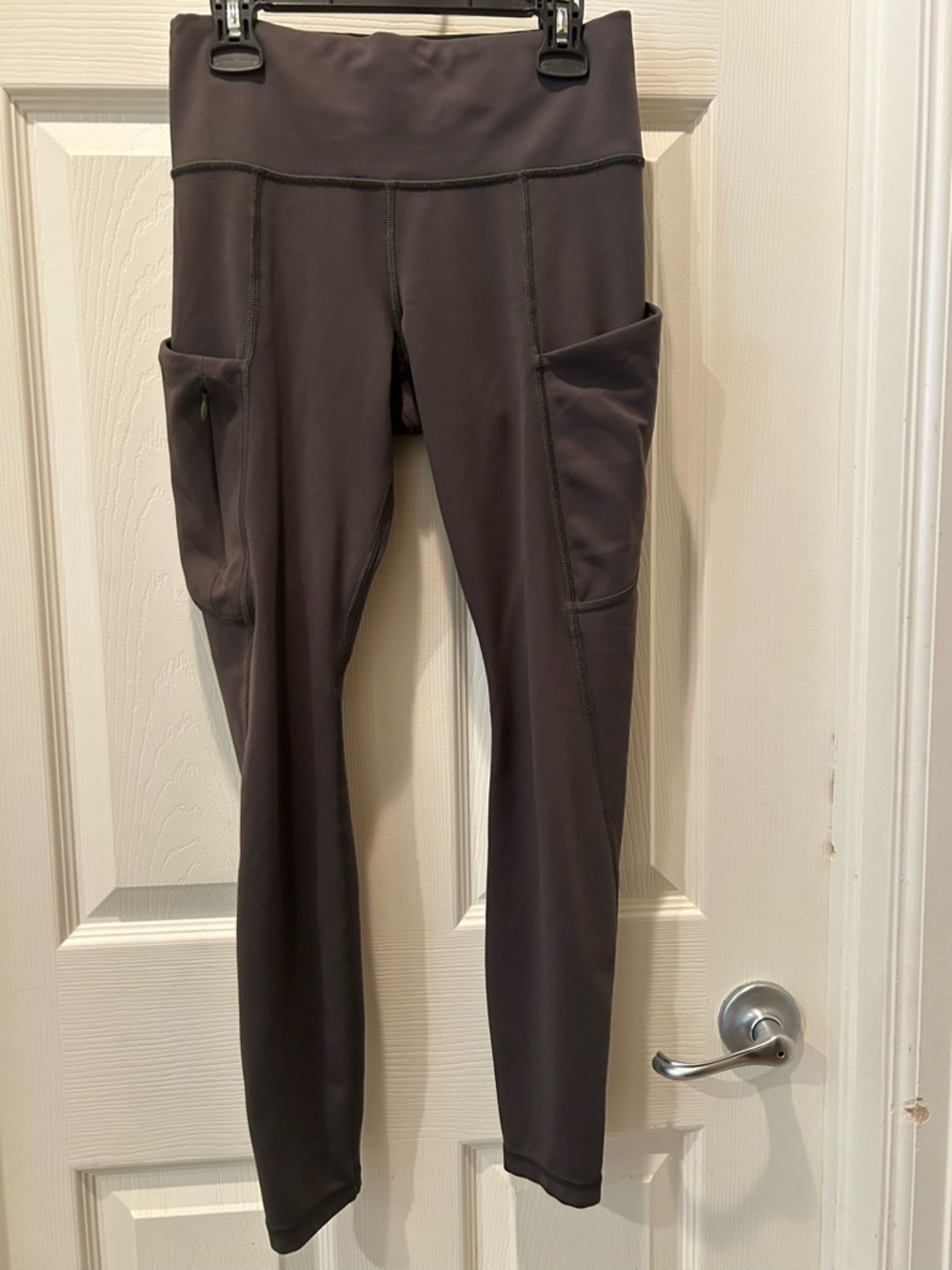 Athleta Dark Gray High-Rise Pocket Leggings